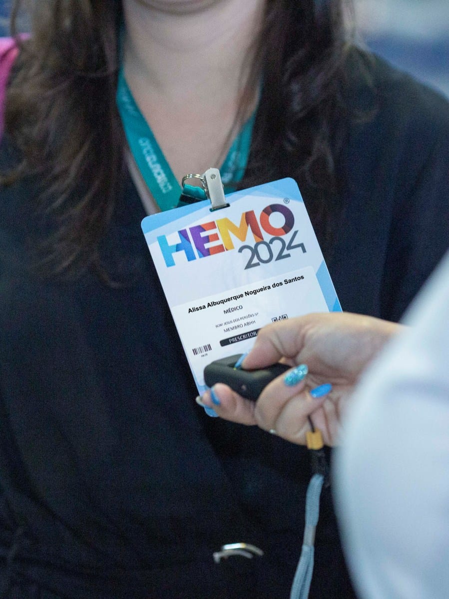 Crachá do congresso HEMO 2024