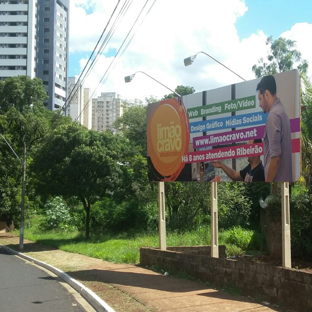 Outdoor da Limão Cravo em Ribeirão Preto, 2018